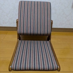 和室　中居木工　背のび座椅子　の画像