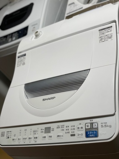 送料・設置込み可　洗濯乾燥機　5.5kg/3.5kg SHARP 2021年【分解クリーニング済み】