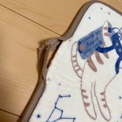 ネコ宇宙柄　ラグマットの画像