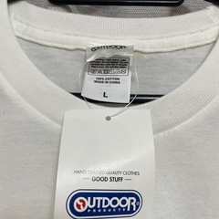 アウトドア 白Tシャツの画像