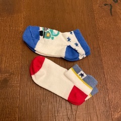 幼児靴下13cm2足　中古良品