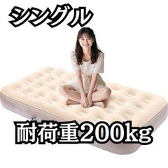 エアーベッド 電動エアーマット 電動エアーポンプ内蔵 枕付き 耐...