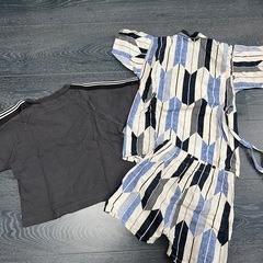 90cm 甚平 男の子 Tシャツの画像