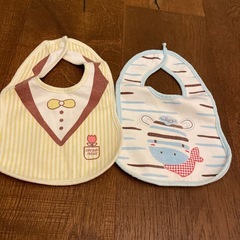 キッズ幼児スタイ2枚　よだれスタイ 