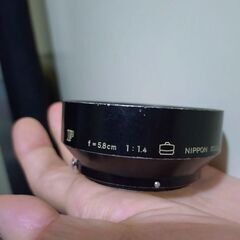 幻のフード　NIKKOR 5.8cm F1.4　のフード