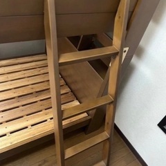 2段ベット　マットレス付きの画像