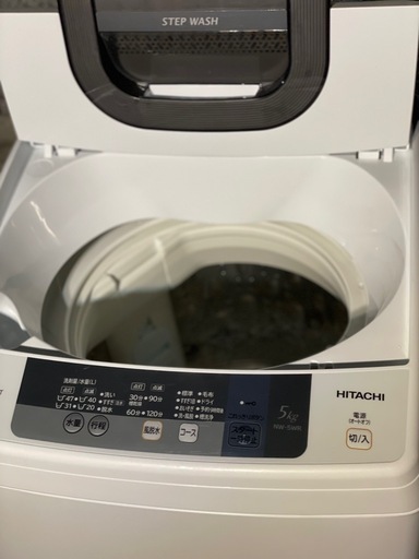 送料・設置込み可　洗濯機　5kg HITACHI 2015年【分解クリーニング済み】