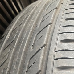軽サイズ　 バリ溝　夏用165/55R15 タイヤホイール4本セットの画像