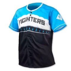 【新品未使用】北海道日本ハムファイターズ 半袖ユニフォーム 青黒
