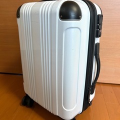 機内持込みサイズ キャリーケース スーツケース TSAロック 白...