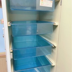キャビネット 引出し 仕切り 収納 レトロ ビンテージ 洋服 たんす 木製 白 ホワイトの画像