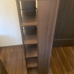 回転　本棚　5段
