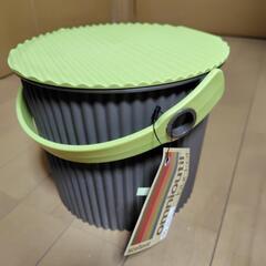 【新品】オムニウッティミニ4L  フタ付バケット　ブラウン