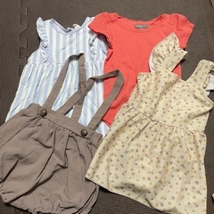 ベビー服　90 女の子　夏の画像