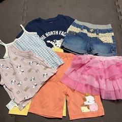 ベビー服　90 女の子　夏の画像