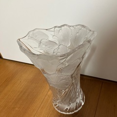新品クリスタル花瓶