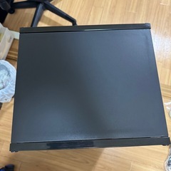 キャスター付き10段キャビネット ブラックの画像