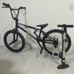BMX自転車　空気入れ　スタンド