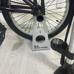 BMX自転車　空気入れ　スタンドの画像