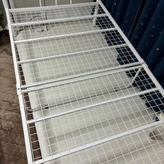 【お譲り先決定】シングルベッド　パイプベッド