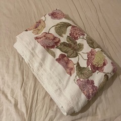 花柄　花　タオルケット