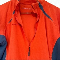 マムート フリース ジャケット クラシック ロゴ オレンジ Mammut アウトドア 山登り ハイキング トレッキング キャンプ の画像