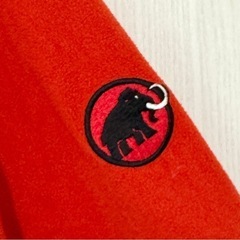 マムート フリース ジャケット クラシック ロゴ オレンジ Mammut アウトドア 山登り ハイキング トレッキング キャンプ の画像