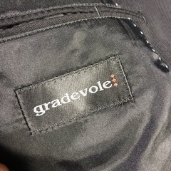 ✨2点以上お買い上げて値引きします✨ 
gradevole ブラック ストライプ ビジネススーツ大きめの画像