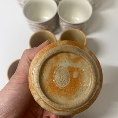  丸越陶器店 湯のみ5セット有田焼　華山　湯呑み　5個セット　　　の画像