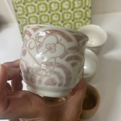  丸越陶器店 湯のみ5セット有田焼　華山　湯呑み　5個セット　　　の画像