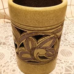 【陶器製・美品】陶器製傘立て