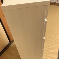 木製4段チェストおしゃれ　半額
の画像