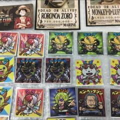 ビックリマン ワンピースマン RED/ONE PIECE ワンピース 麦わらストア限定 非売品 手配書 シールの画像