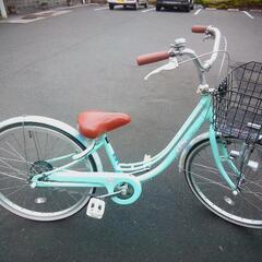 22インチ　ブリヂストン　リコリーナ　女の子自転車　LEDライトの画像
