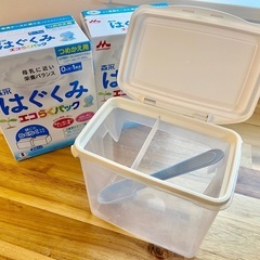 お取引中/【新品未開封】森永 はぐくみエコらくパック800g×2箱