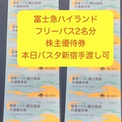 富士急株主優待券　富士急ハイランド