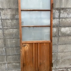 古建具レトロガラスの画像