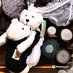 ニューヨーク郵便局限定品【N.Y.USA.】Wedding Stamp Bears USPS限定【非売品】ウェディング テディーベアー【無保証品】高さ20cm x 横幅19cm 厚み12cmの画像