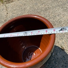 陶器蓋付半胴かめの画像