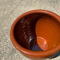 陶器蓋付半胴かめの画像