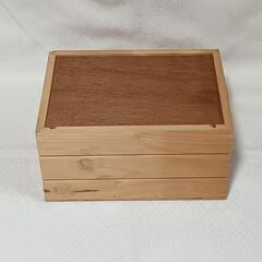 ❤　木目の綺麗な整理用小箱新品(未使用品)　①　❤の画像