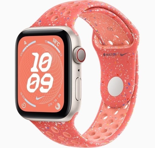 極上品　Apple Watch 9 GPS +セルラーモデル　45mm スターライト