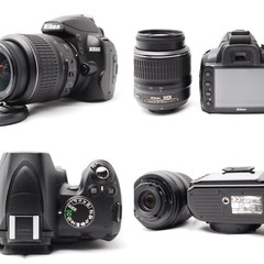 軽くて使いやすい！Nikon D3000で旅・日常・人物撮影を楽しめる一台★ 一眼レフカメラ 操作簡単の画像