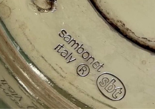 【ヴィンテージ希少品】Sambonet サンボネ エリート コッパ パンチボウル／シルバーボウル