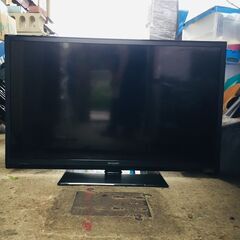 【❗️✨️お得なセット✨️❗️】SHARP 40型液晶テレビ LC-40H9（2013年製）＋スタイリッシュテレビ台セット✨動作確認済み・リモコン付き！の画像
