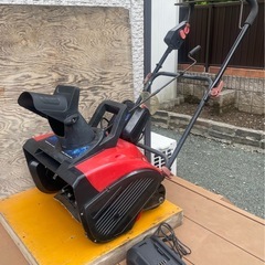 お話中【ジャンク扱い】コードレス除雪機　充電器&台セット^_^今...
