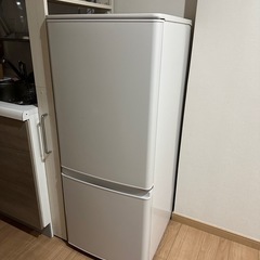 三菱電機　MR-P15H-W　2ドア冷蔵庫146L　マットホワイ...