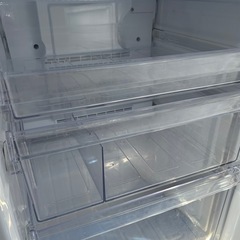 SHARP 冷蔵庫 プラズマクラスター搭載 271L ブラウン　2017年製の画像