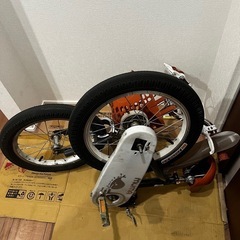 子ども自転車　16インチ　折り畳み式の画像