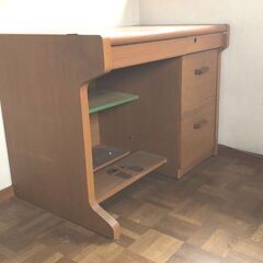 学習机 木製 ブラウン 茶色　 ※同じ家にある他の家具も出品中です※